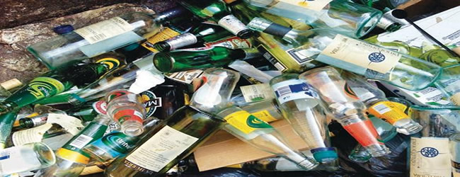 Glass Waste - Junk can be recycled fully 