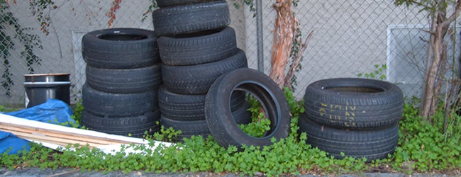 Junk Tire - Carefull recycling required due to high toxic nature